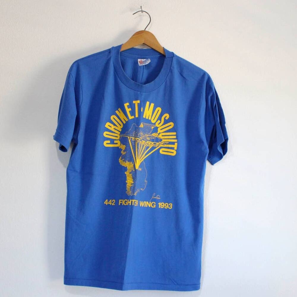 Vintage United States Air Force 442nd Fighter Wing T Shirt Large